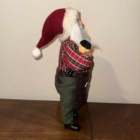 Santa Figure With Toy Soldier Hammer Screws + Apron Gift 16” - Picture 4 of 10